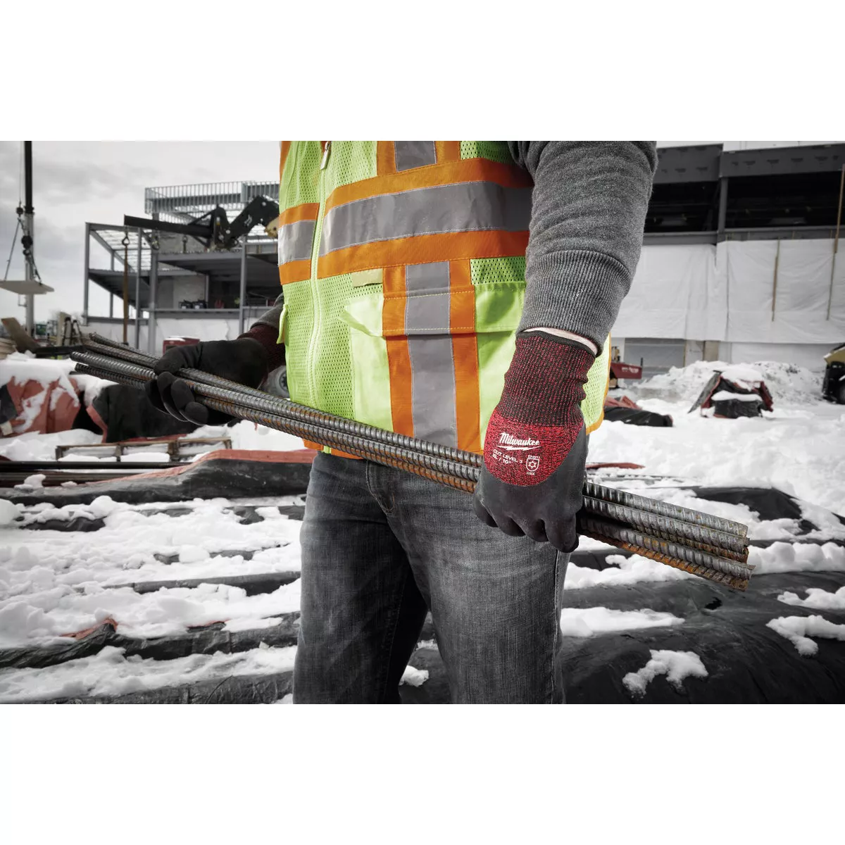 Milwaukee Unisex XL Latex Coated Cut Level 3 Insulated Work Glove - photo 2