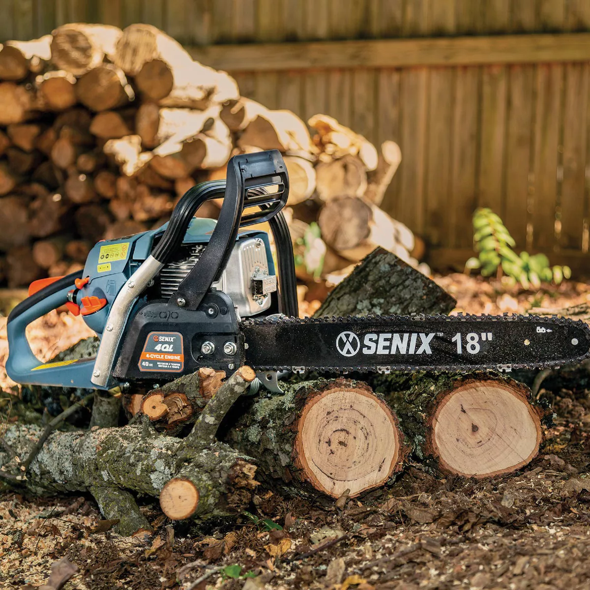 Senix 4QL 18 In. 49cc Gas Powered Chainsaw - photo 5