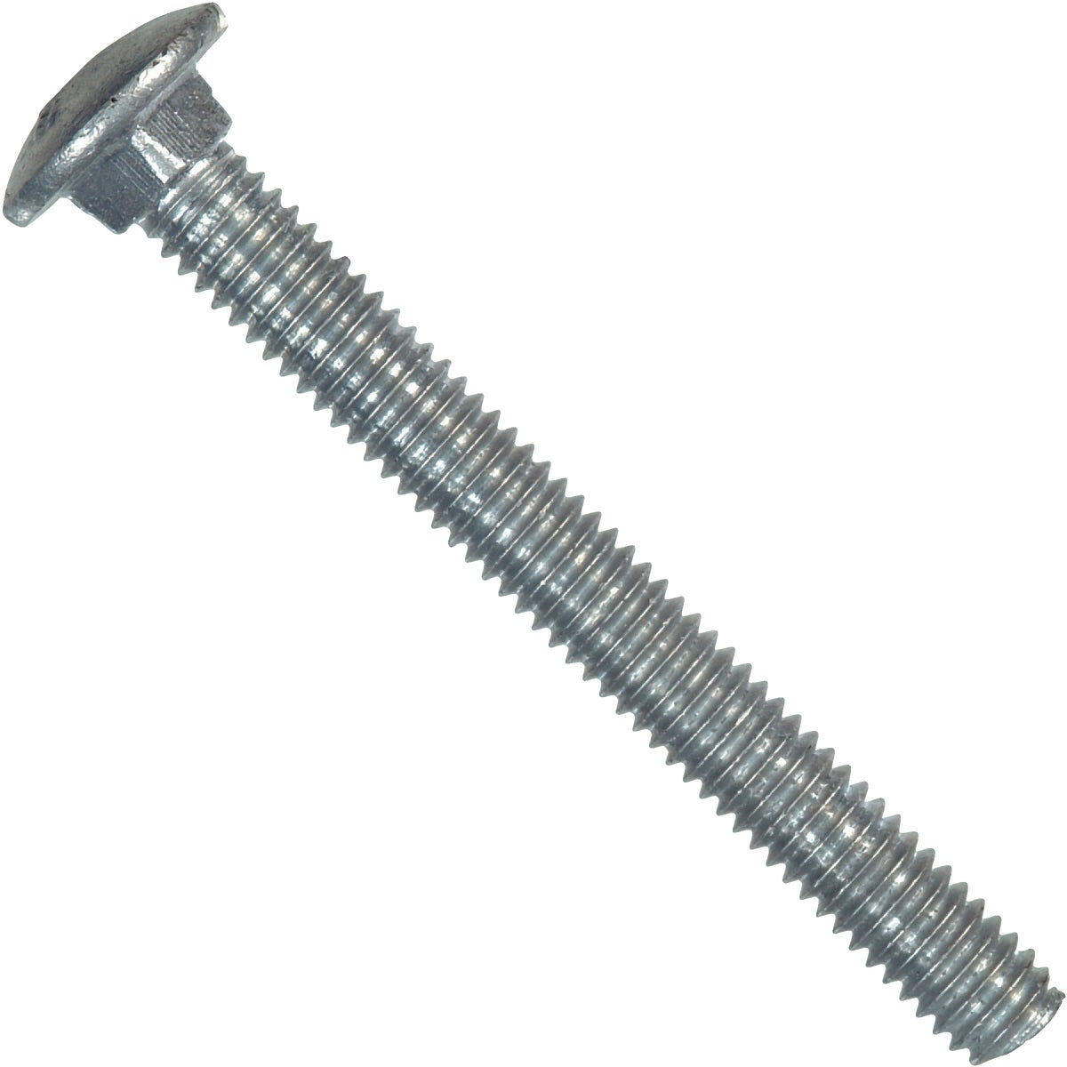 Hillman Group Galvanized Carriage Bolt 1/4" X 4", 100 Count, Blunt