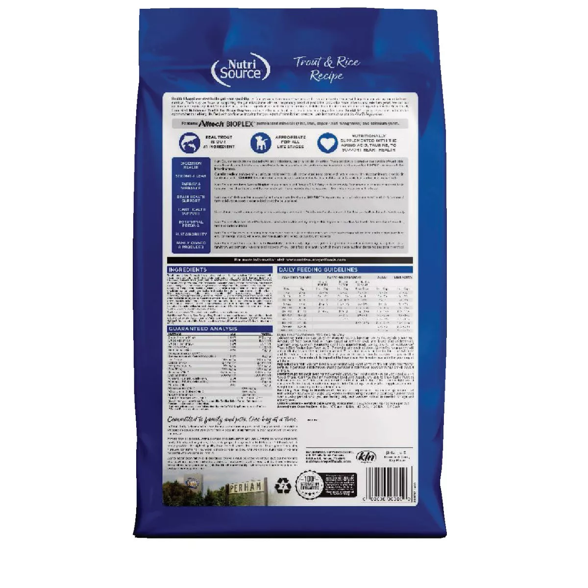 NutriSource 26 Lb. Trout & Rice Recipe Dog Food - photo 7