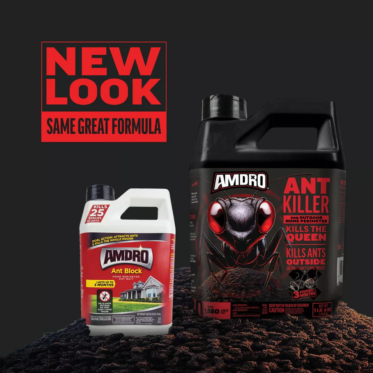 Amdro Ant Block 24 Oz. Ready To Use Granules Home Perimeter Ant Killer - photo 2
