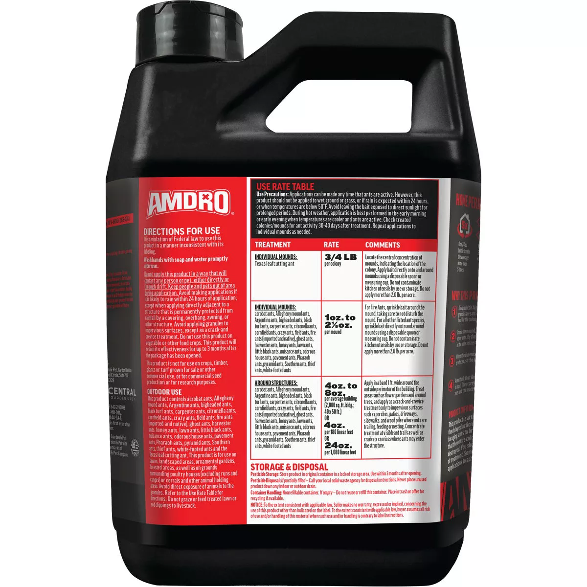 Amdro Ant Block 24 Oz. Ready To Use Granules Home Perimeter Ant Killer - photo 7