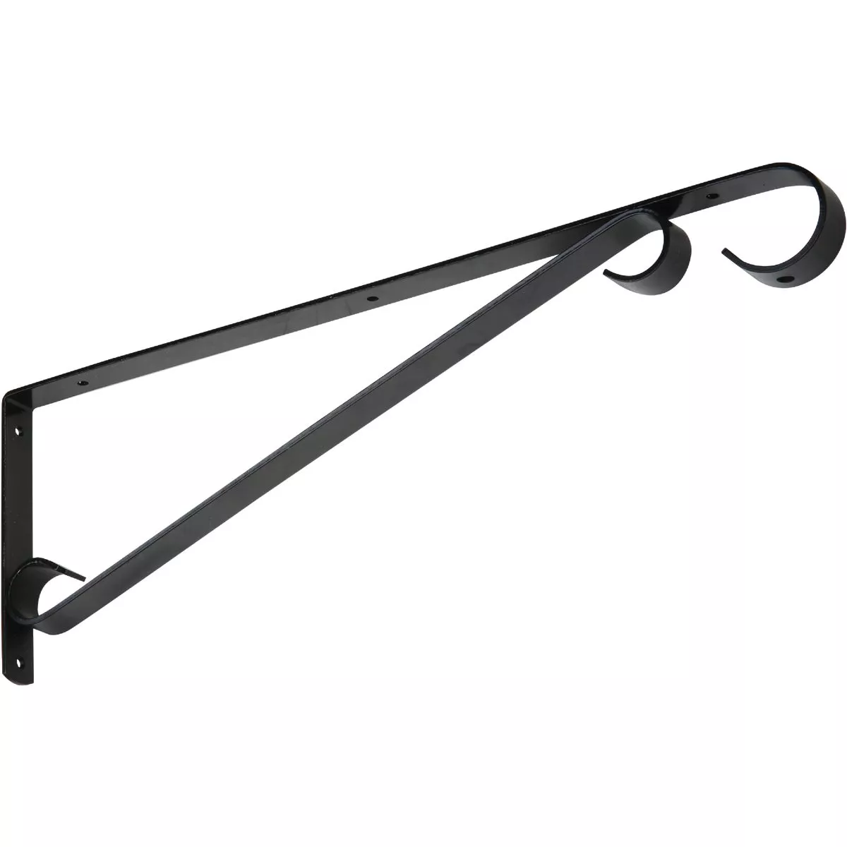 National Hardware 15 In. Black Steel Hanging Plant Bracket