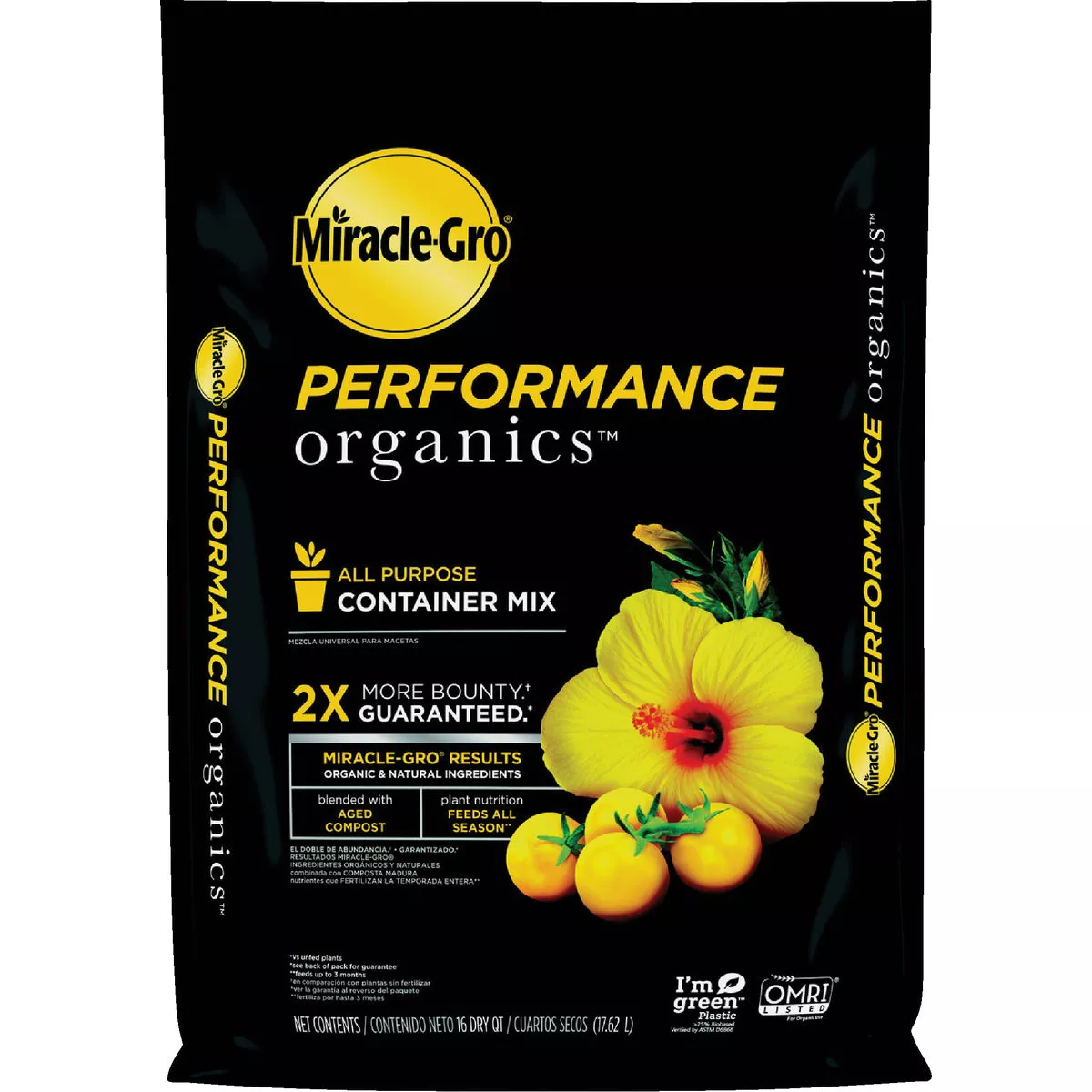Miracle-Gro Performance Organics 16 Qt. All Purpose Container Mix