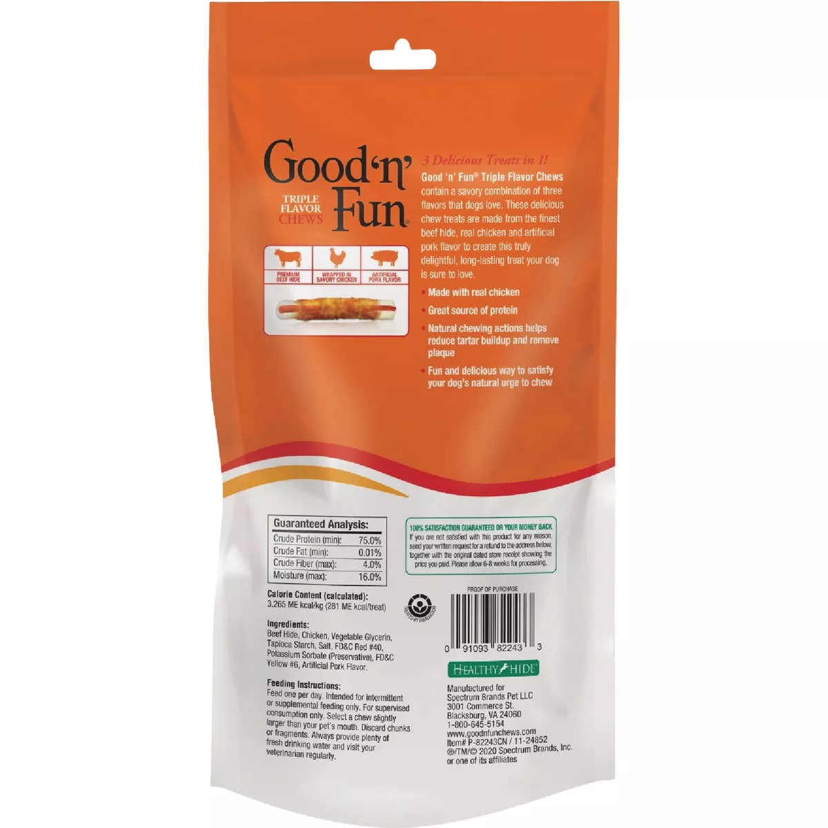 Good 'N' Fun 7 In. Triple Flavor Chew (2-Pack) - photo 2
