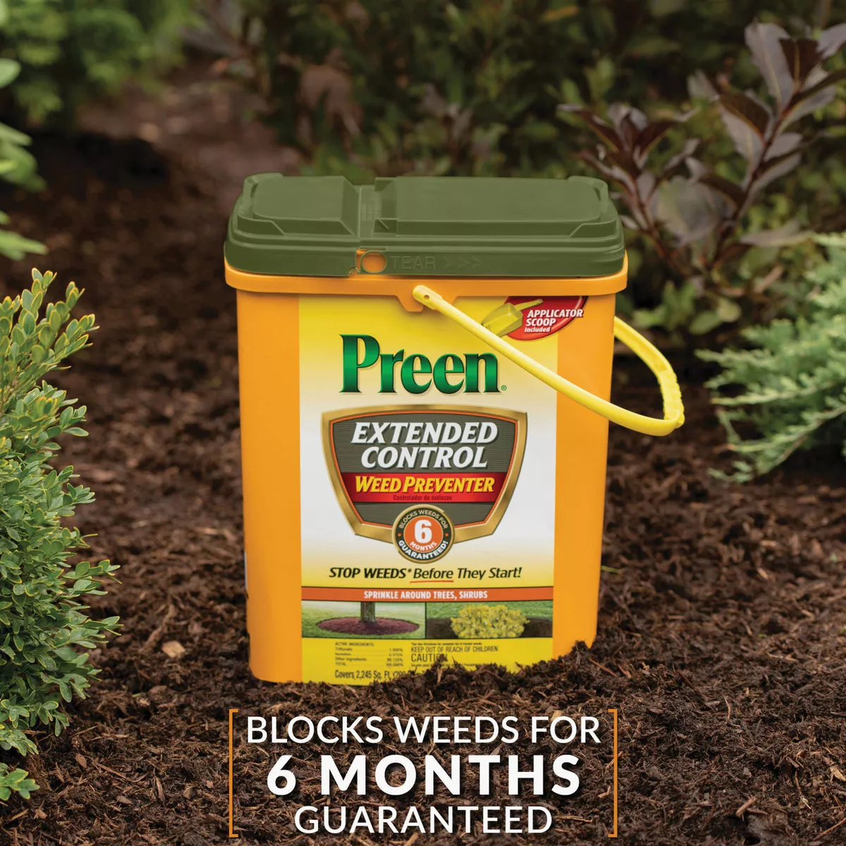Preen Extended Control 13.75 Lb. Ready To Use Granules Weed Preventer - photo 6