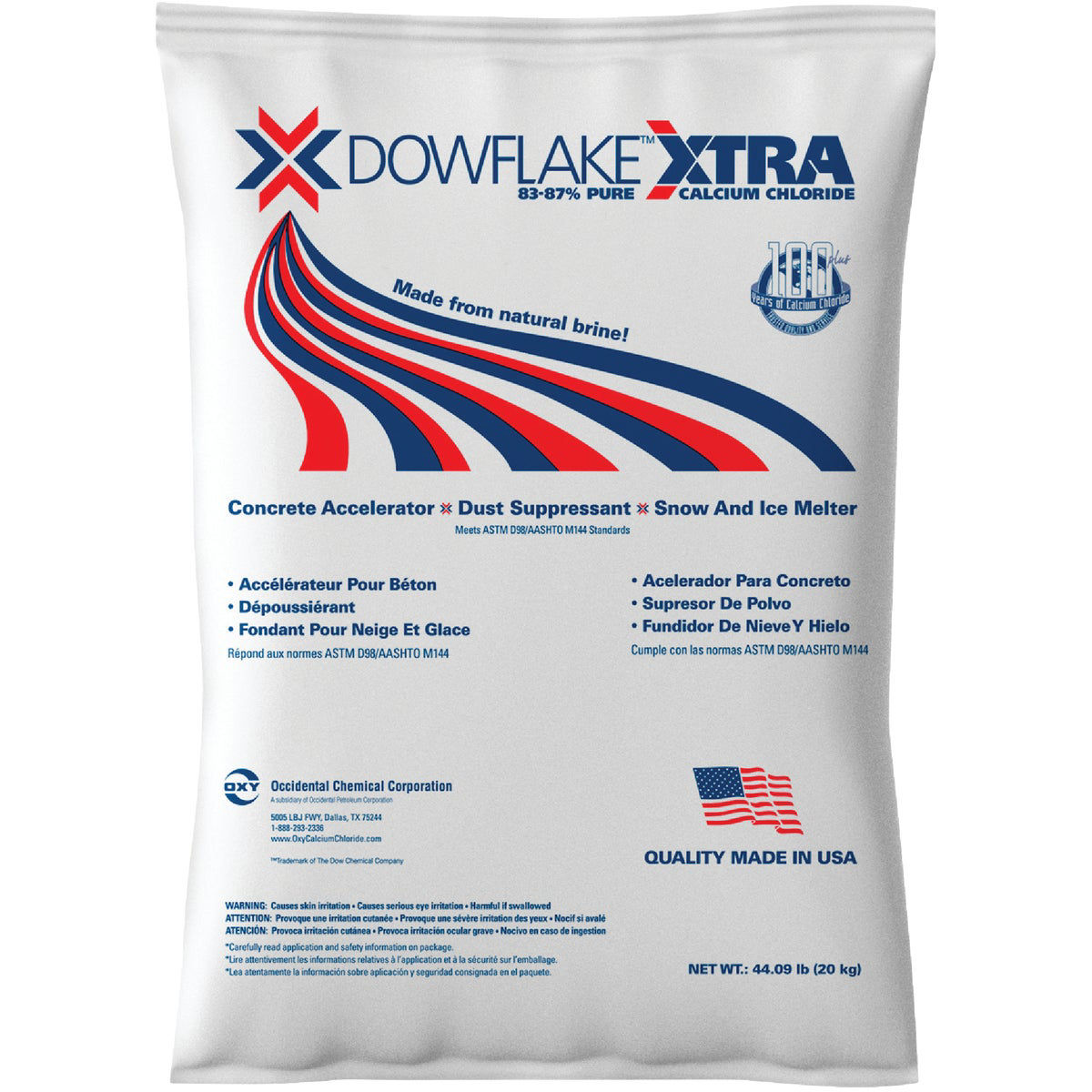 DOWFLAKE Xtra 44 Lb. Calcium Chloride Ice Melt Flakes Do it Best