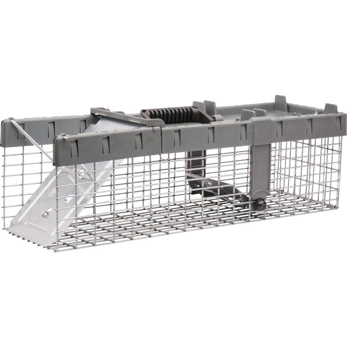 Havahart Galvanized Wire Mesh 17.75 In. 1-Door Small Live Animal Trap ...