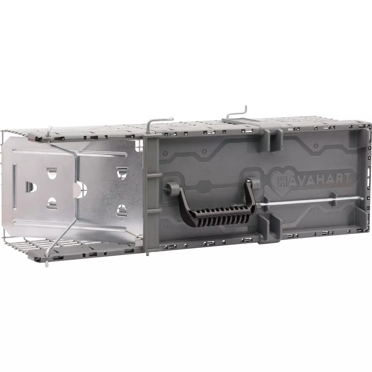 Havahart Galvanized Wire Mesh 17.75 In. 1-Door Small Live Animal Trap - photo 5