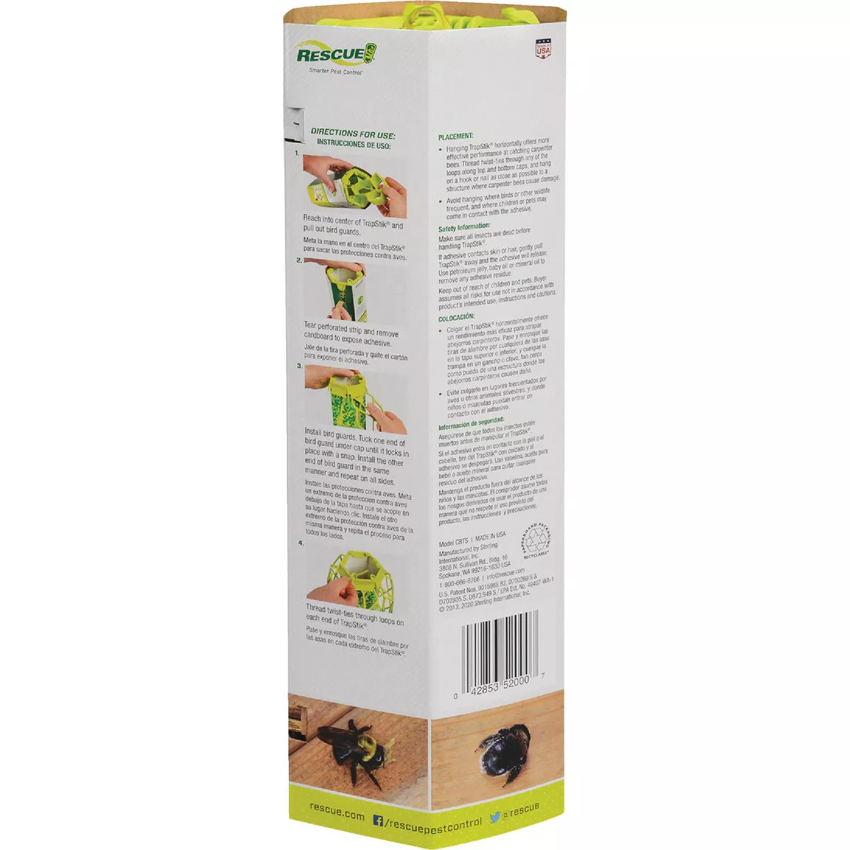 Rescue TrapStik Disposable Carpenter Bee Trap - photo 2