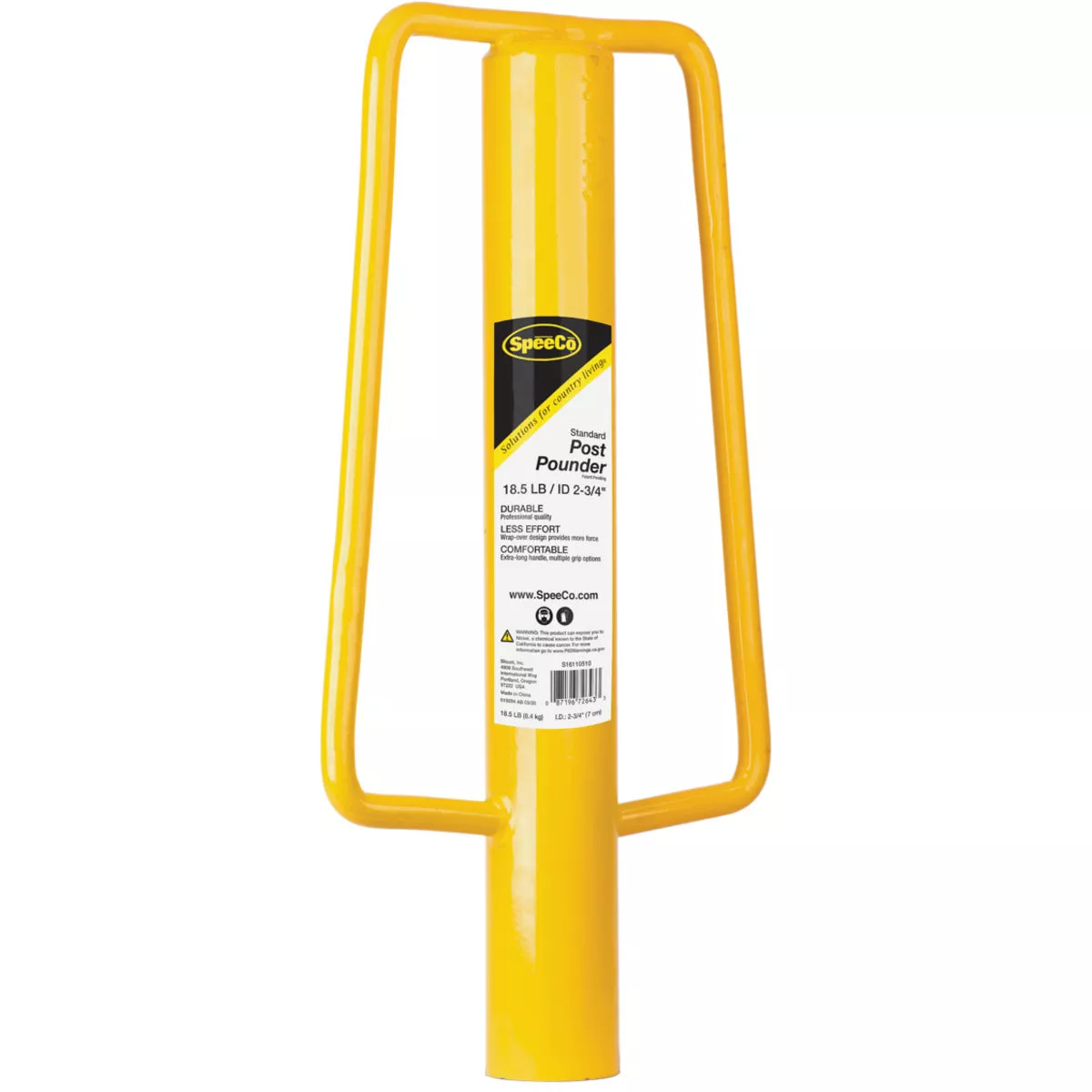 Red Heavy Duty Post Driver - photo 2