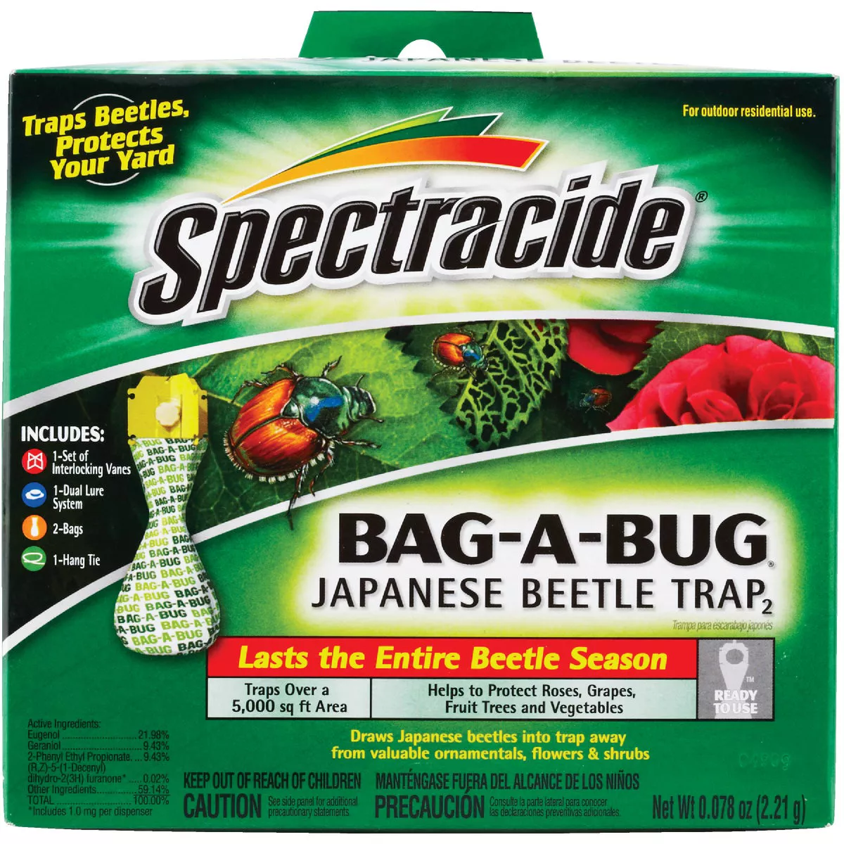 Spectracide Bag-A-Bug Reusable Outdoor Japanese Beetle Trap - photo 2