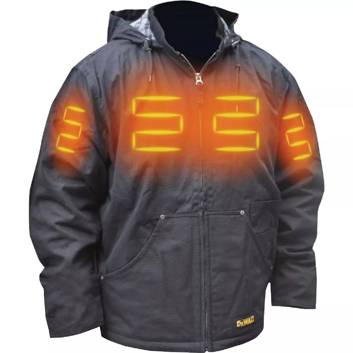DEWALT Men's Black Heated Coat Kit, M