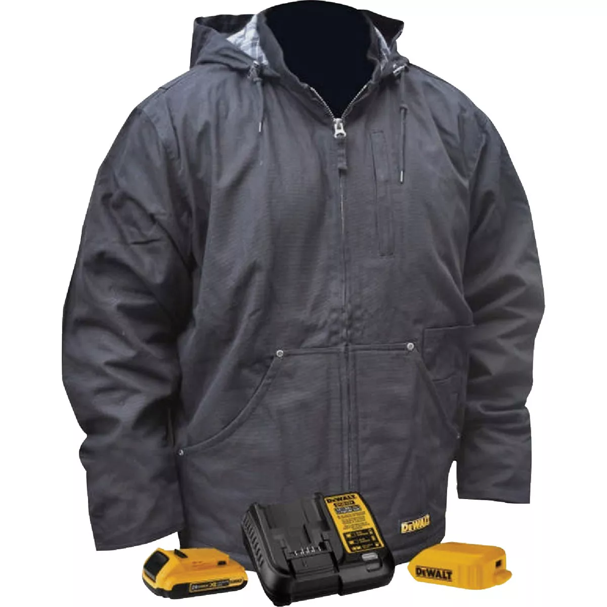 DEWALT Men's Black Heated Coat Kit, M - photo 3