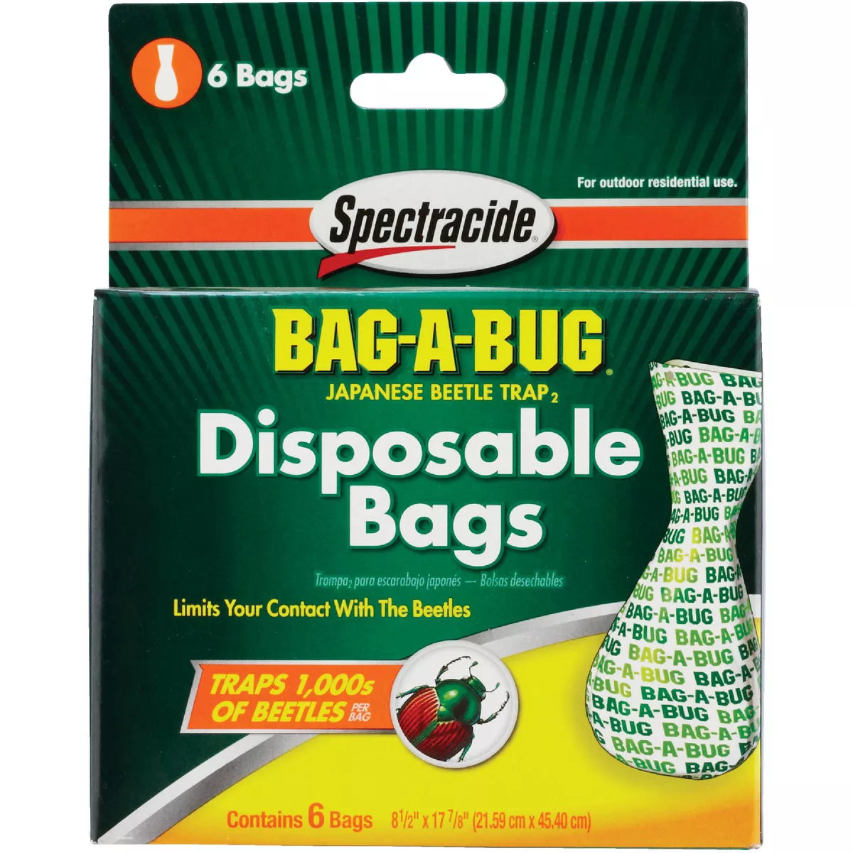 Spectracide Bag-A-Bug Plastic Japanese Beetle Trap Replacement Bag (6-Pack) - photo 2