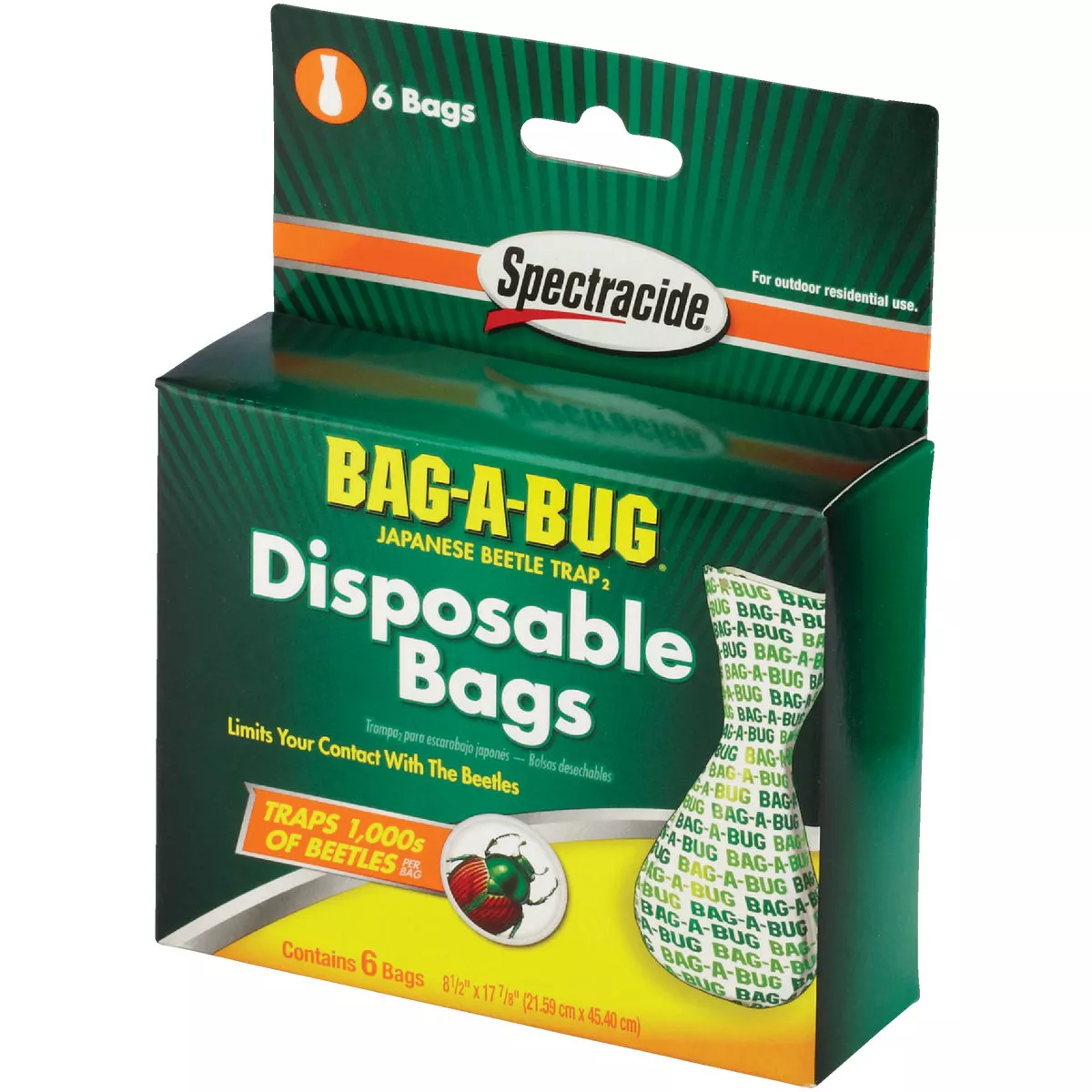 Spectracide Bag-A-Bug Plastic Japanese Beetle Trap Replacement Bag (6-Pack) - photo 3