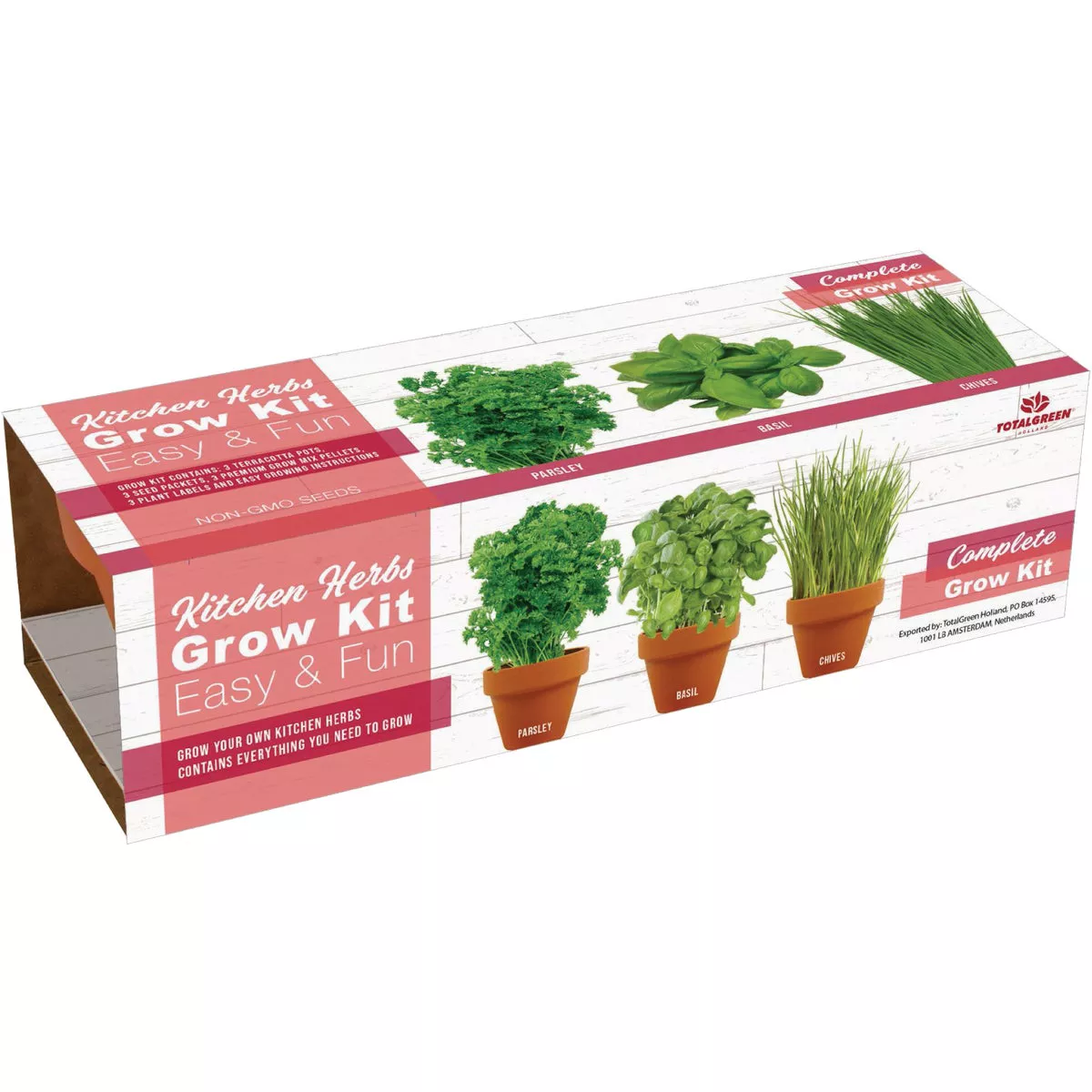 TotalGreen Holland Herb Trio Grow Kit