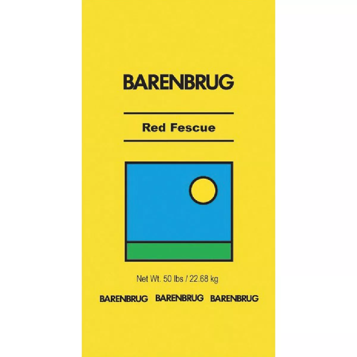 Barenbrug 50 Lb. 10,000 Sq. Ft. Coverage 100% Creeping Red Fescue Grass Seed