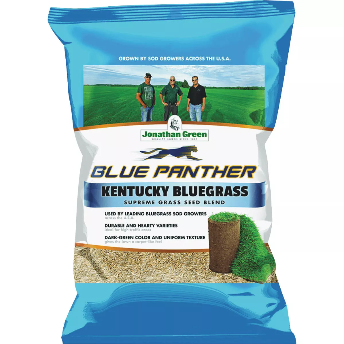 Jonathan Green Blue Panther Kentucky Bluegrass 3 Lb. 2400 Sq. Ft. Coverage Grass Seed