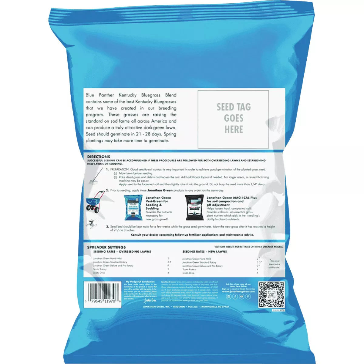 Jonathan Green Blue Panther Kentucky Bluegrass 3 Lb. 2400 Sq. Ft. Coverage Grass Seed - photo 3