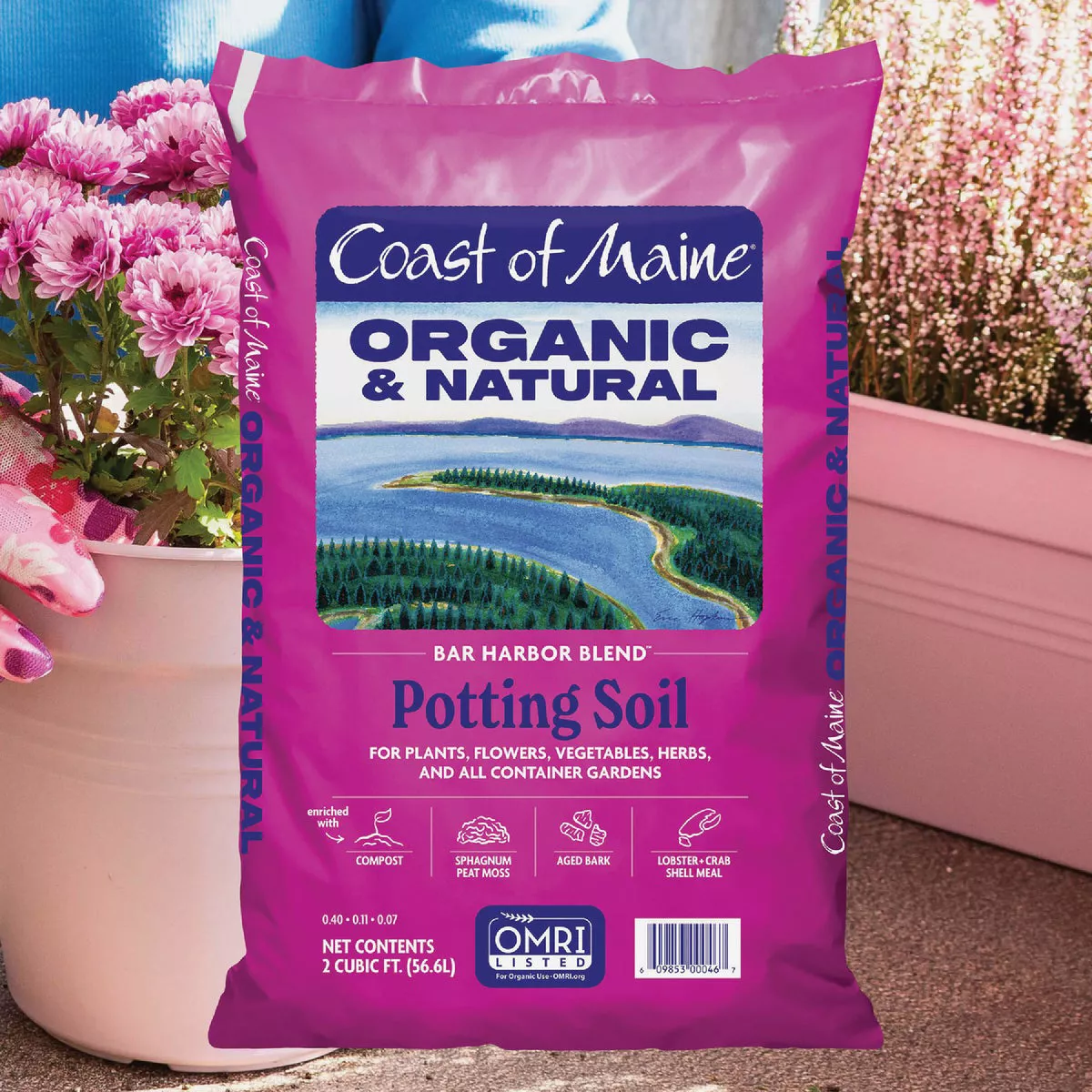 Coast of Maine Bar Harbor Blend 2 Cu. Ft. Organic Potting Soil - photo 2