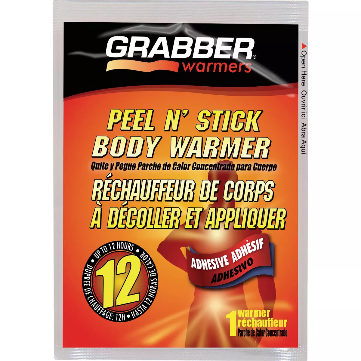 Grabber Disposable Adhesive Body Warmer