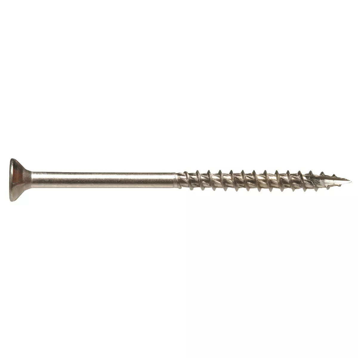 Hillman Power Pro #8 x 1-1/4 In. Bronze Ceramic Flat Head Star Exterior Wood Screw (6000 Ct., 1/4 Keg)