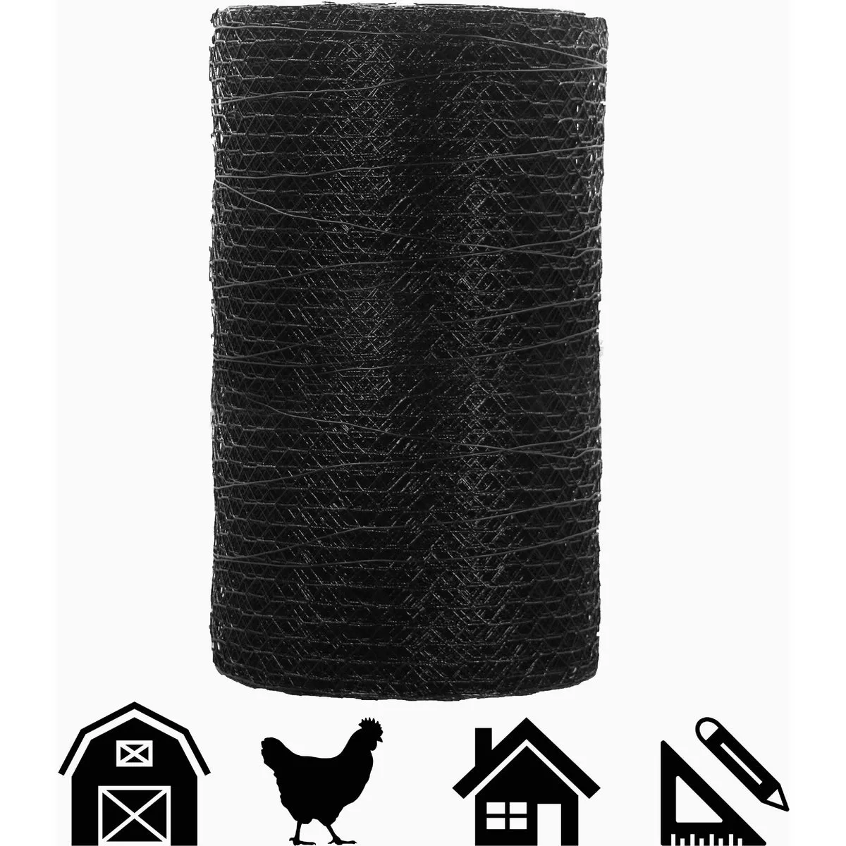 Acorn 1 In. x 24 In. H. x 150 Ft. L. Hexagonal Vinyl-Coated Wire Poultry Netting - photo 5