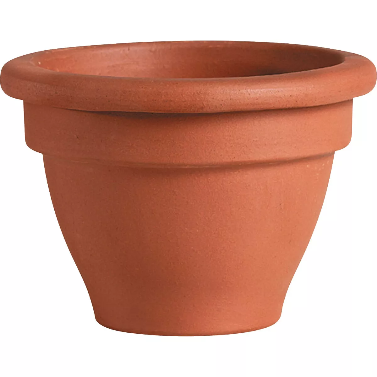 Deroma 4.3 In. Red Terra Cotta Clay Bell Planter