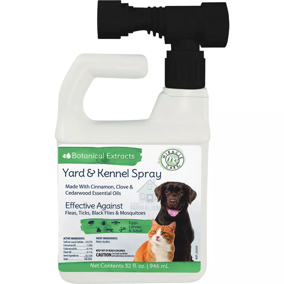 Miracle Care Botanical Extracts 32 Oz. Yard & Kennel Spray