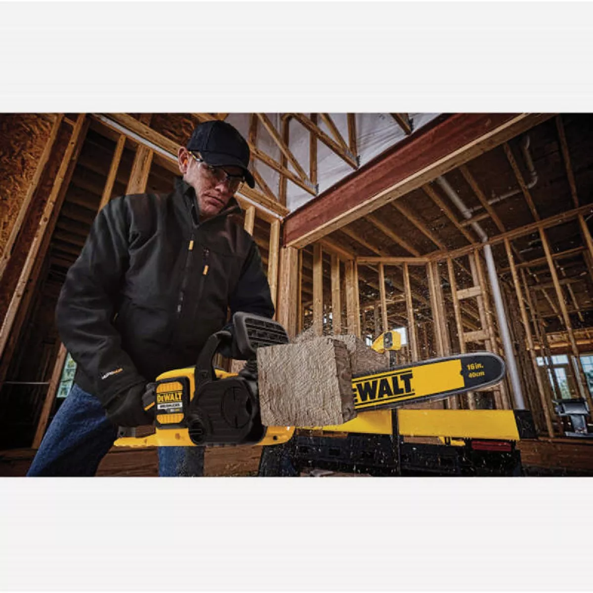 DEWALT Men's Black Soft Shell Heated Jacket Kit, M - photo 2