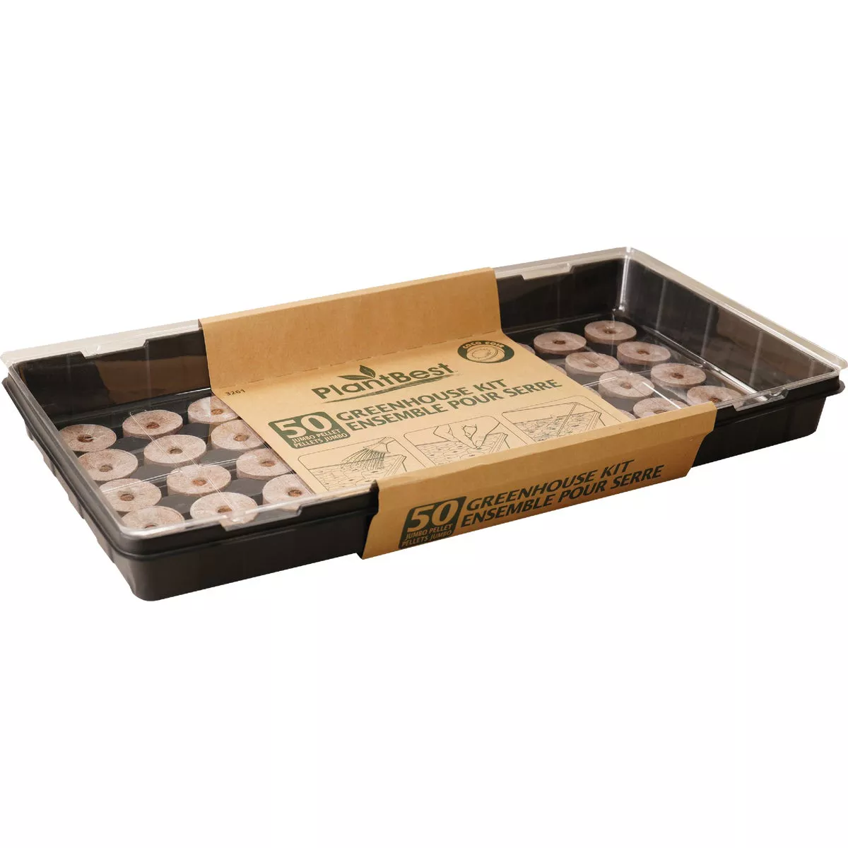 PlantBest 50-Pellet Coir Greenhouse Kit - photo 2