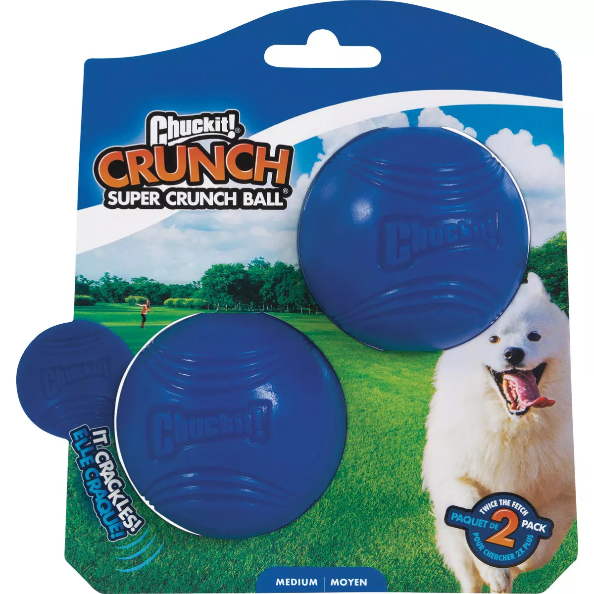 Chuckit Medium Super Crunch Ball (2-Pack) | True Value Hardware