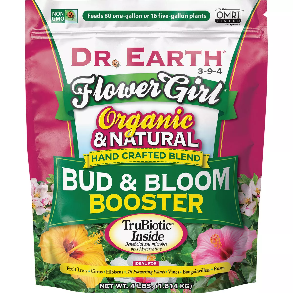 Dr. Earth Flower Girl 4 Lb. 3-9-4 Organic Bud & Bloom Booster