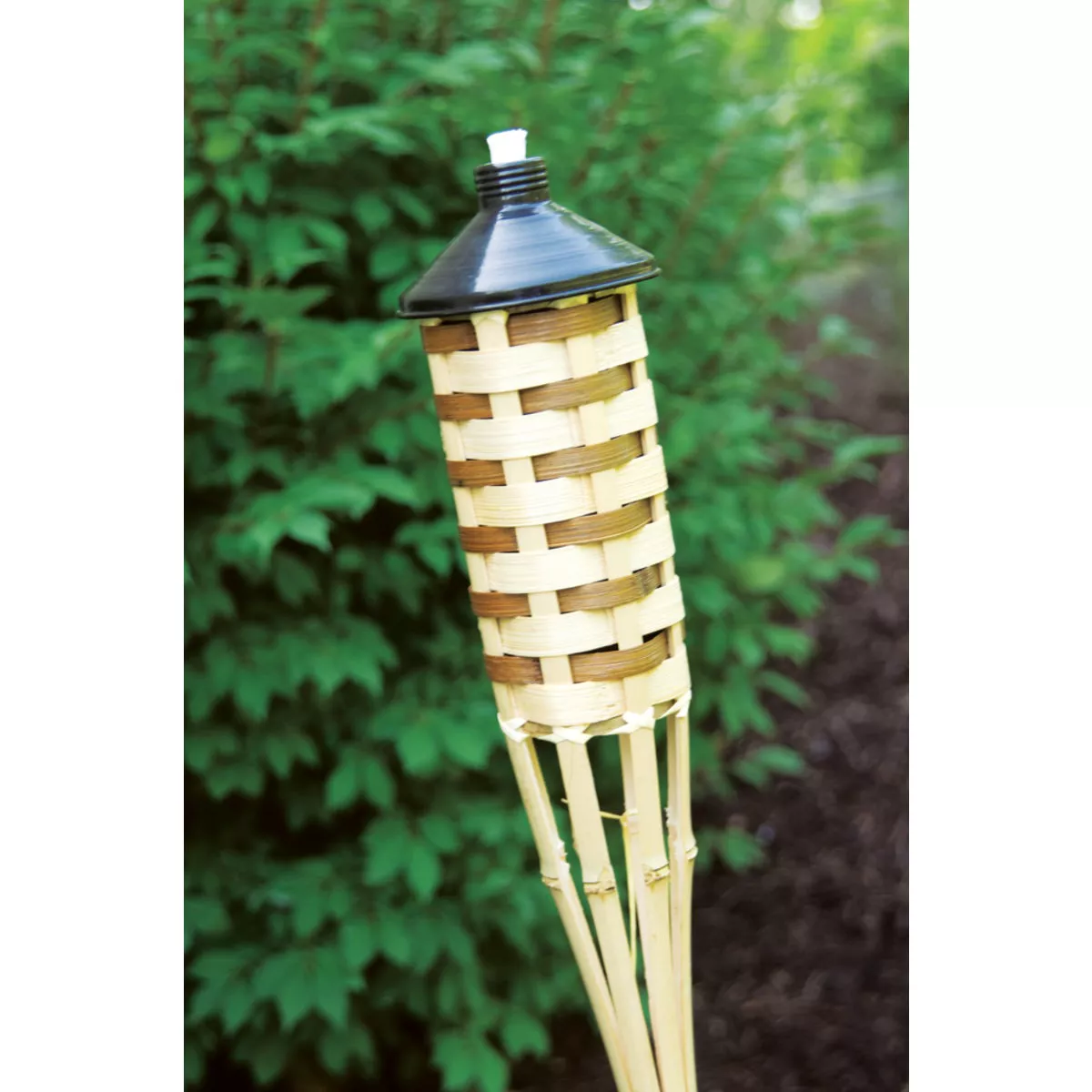 Outdoor Expressions 60 In. Natural Bamboo Patio Torch - photo 4