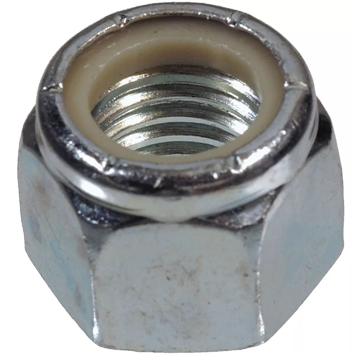 Hillman #10 24 tpi Steel Course Thread Nylon Insert Lock Nut (100-Count)