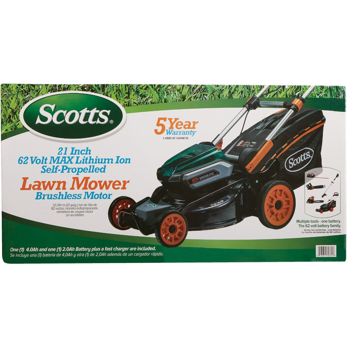 Scotts 62v lithium cordless mower new arrivals