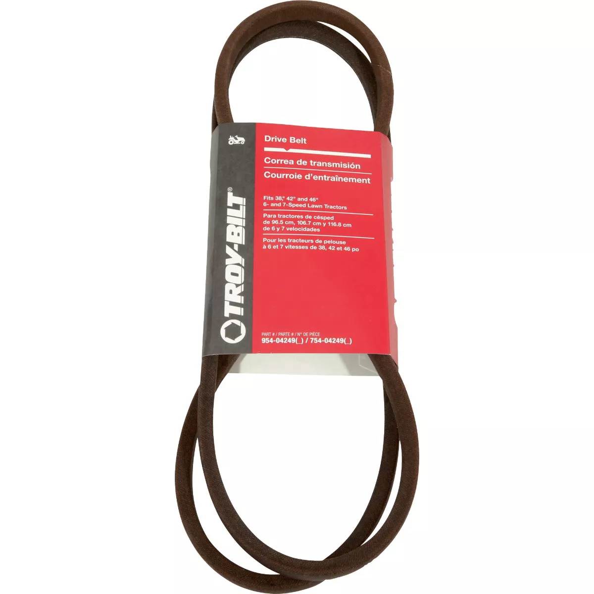 Troy-Bilt 38, 42 and 46 In. Deck Drive Belt For 6 & 7-Speed Lawn ...