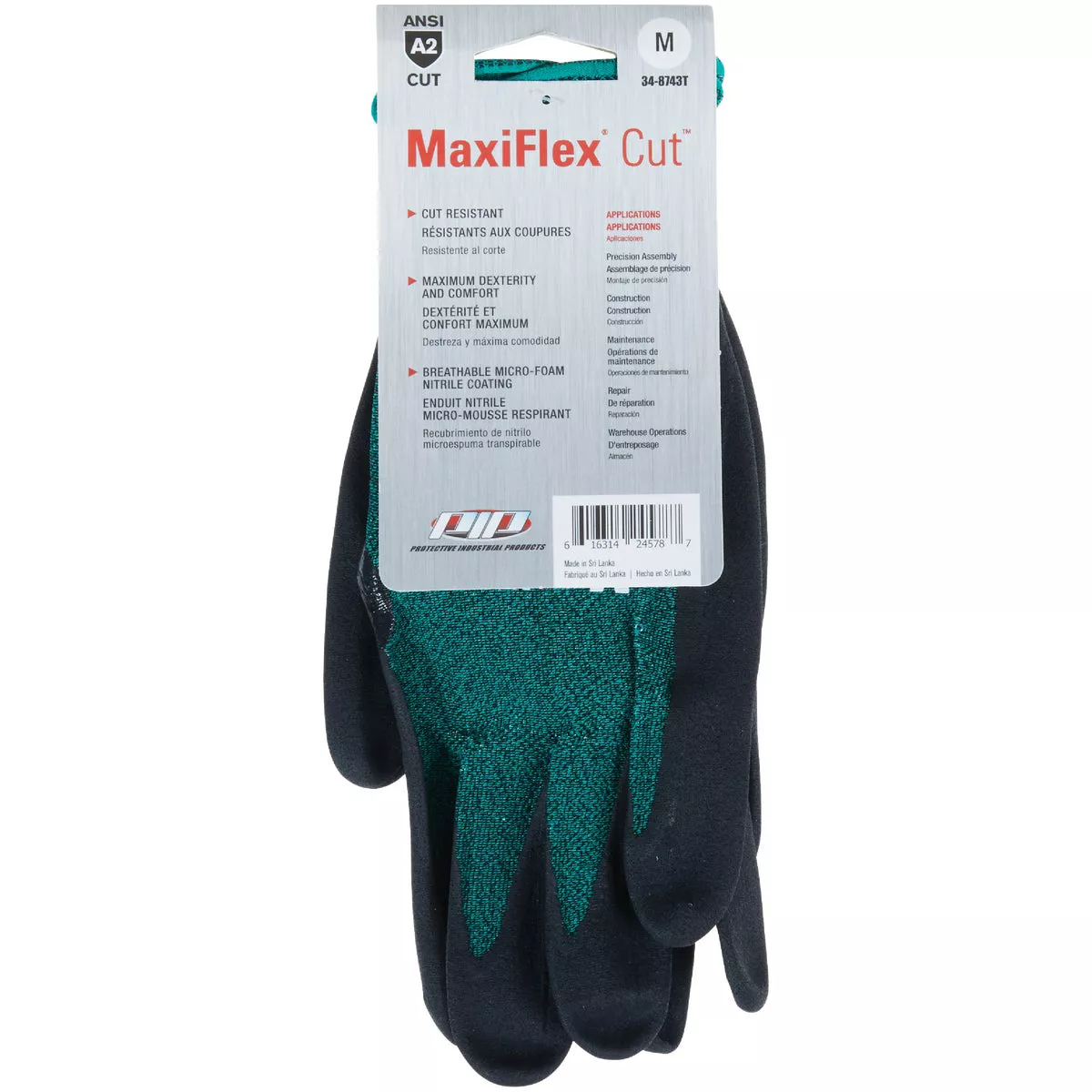 MaxiFlex Cut Men's Medium Nitrile Coated Glove - photo 2