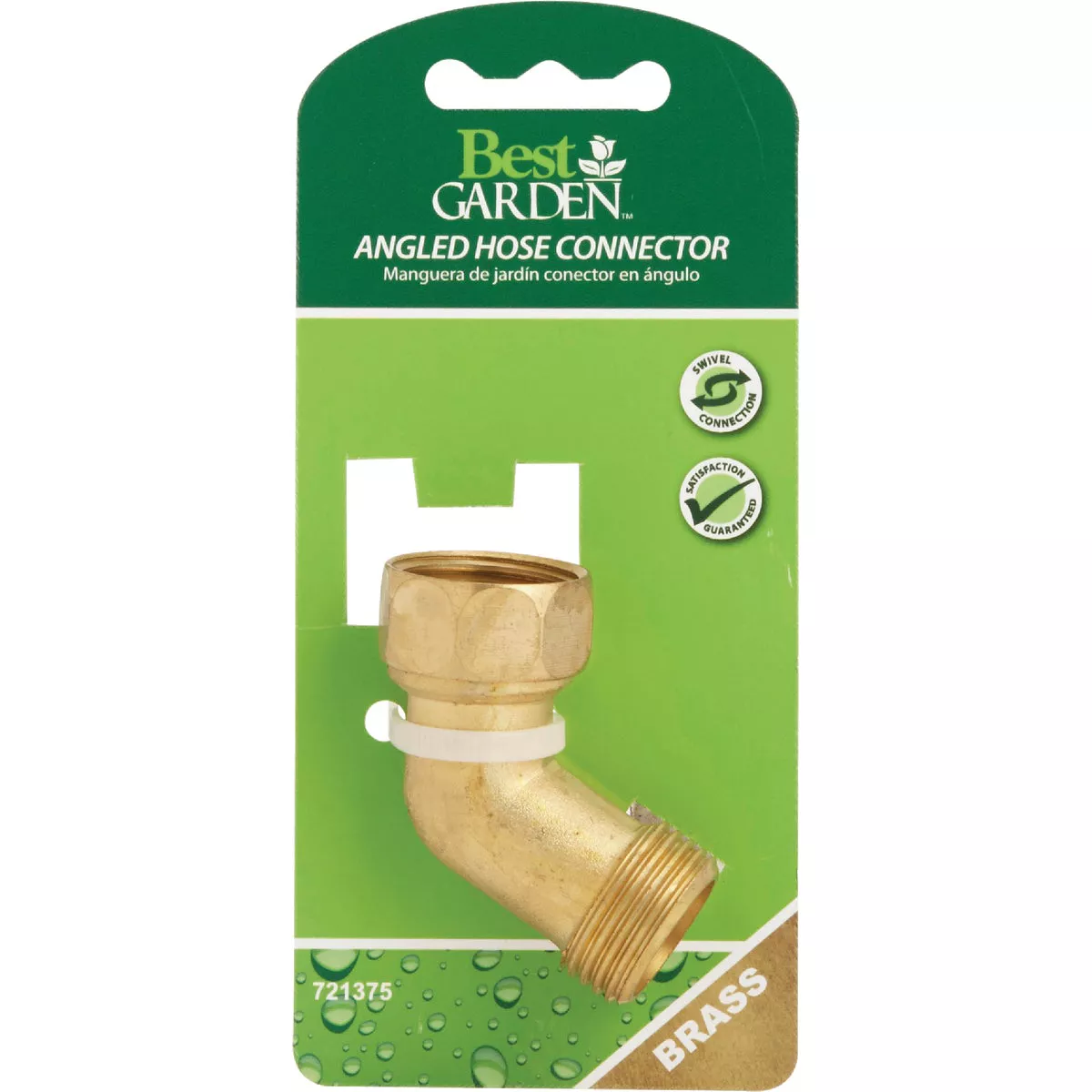 Best Garden 3/4 In. FHT x 3/4 In. MHT Brass Gooseneck Hose Connector - photo 2