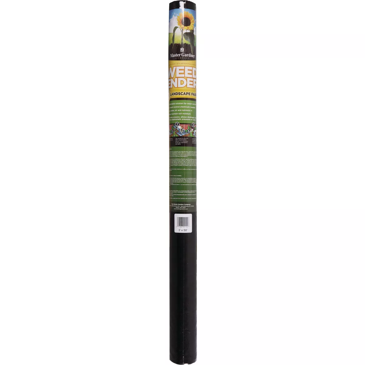 Master Gardner WeedEnder 3 Ft. W. x 50 Ft. L. Polypropylene/Polyethylene 5-Year Basic Weed Control Landscape Fabric