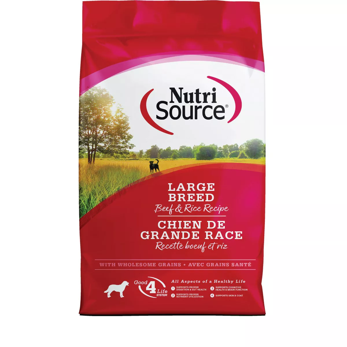 NutriSource 26 Lb. Beef & Rice Recipe Large Breed Dog Food