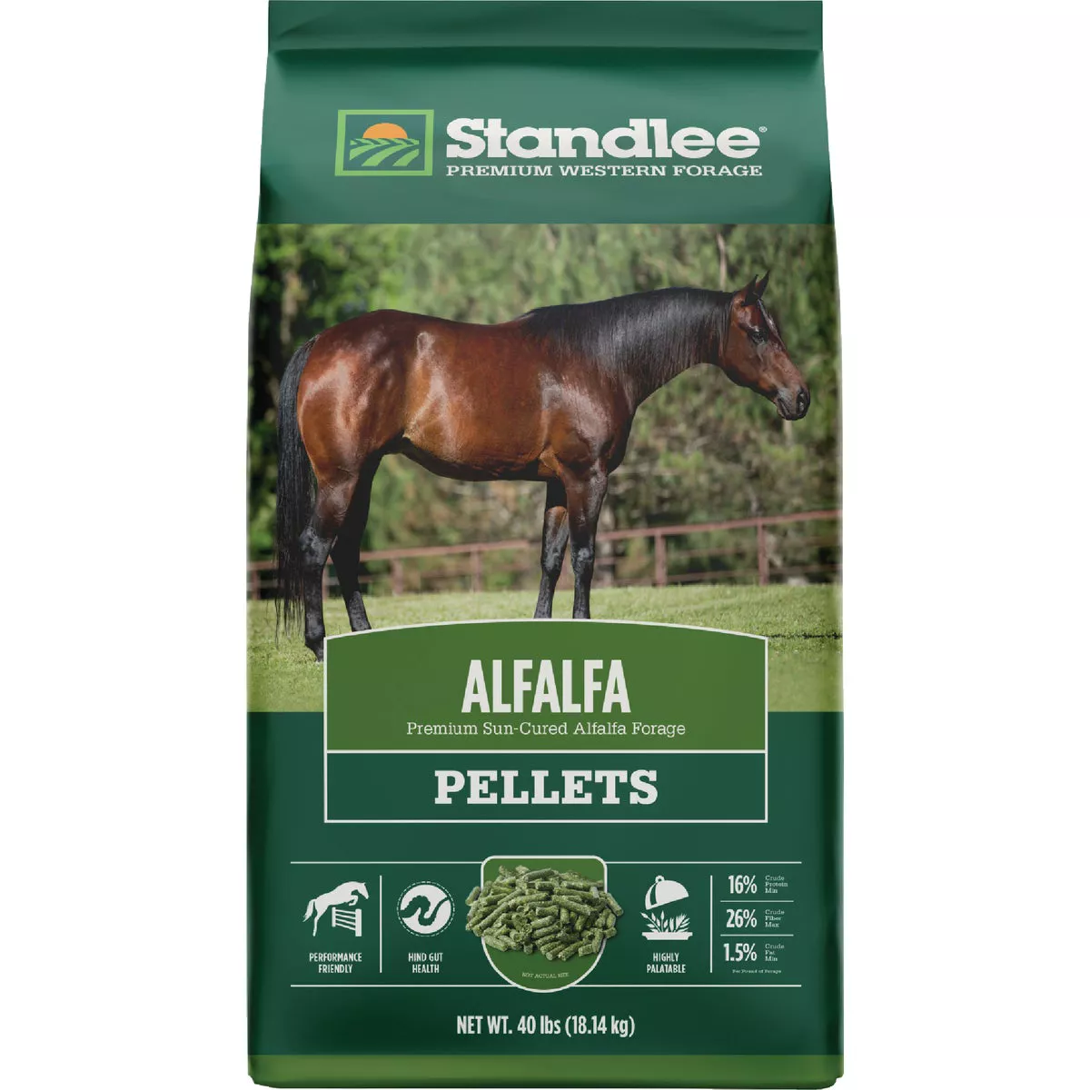 Standlee Premium Western Forage 40 Lb. Premium Alfalfa Pellets