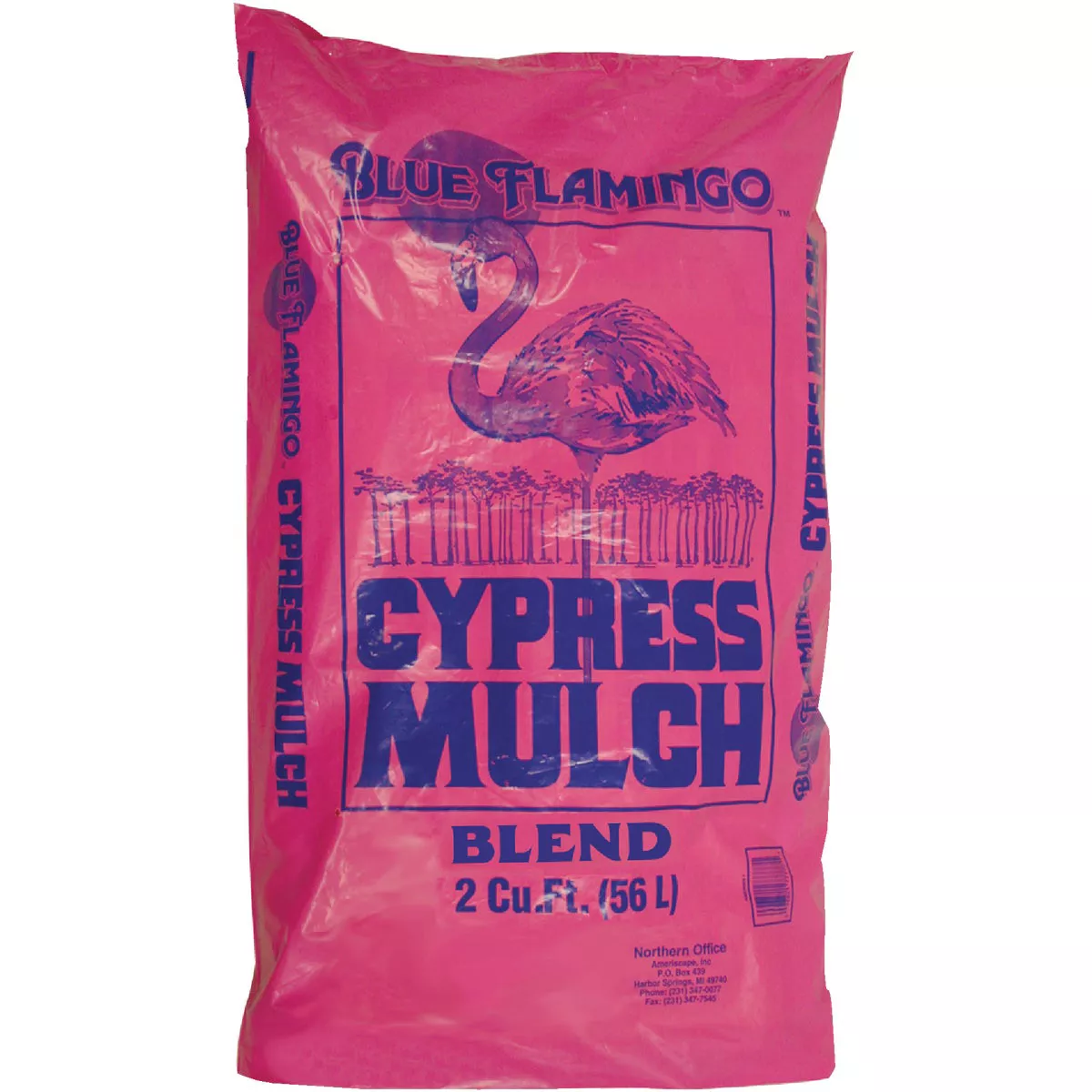 Blue Flamingo 2 Cu. Ft. Tan Cypress Mulch Blend