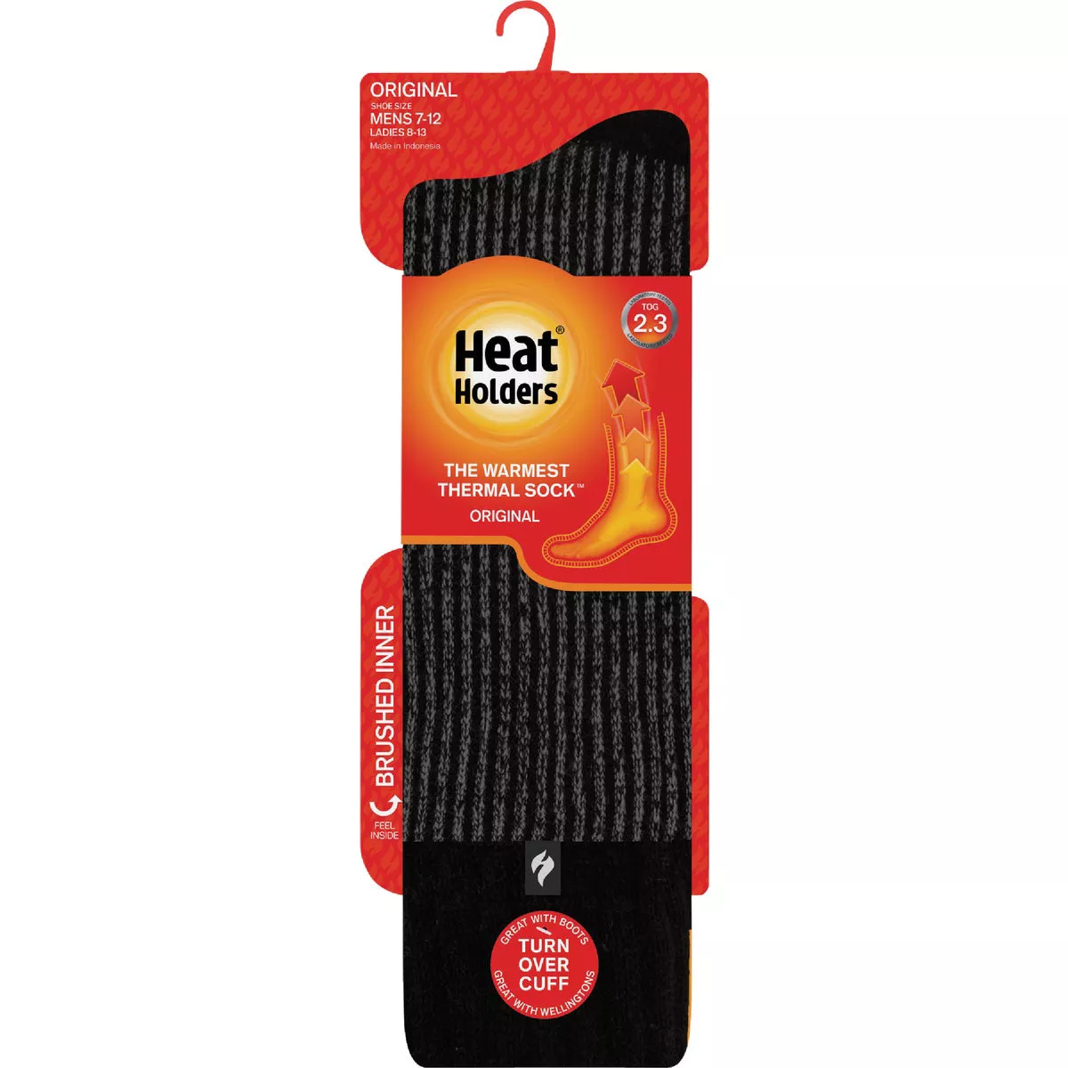 Heat Holders Chris Men's 7 to 12 Black Boot Sock - photo 2
