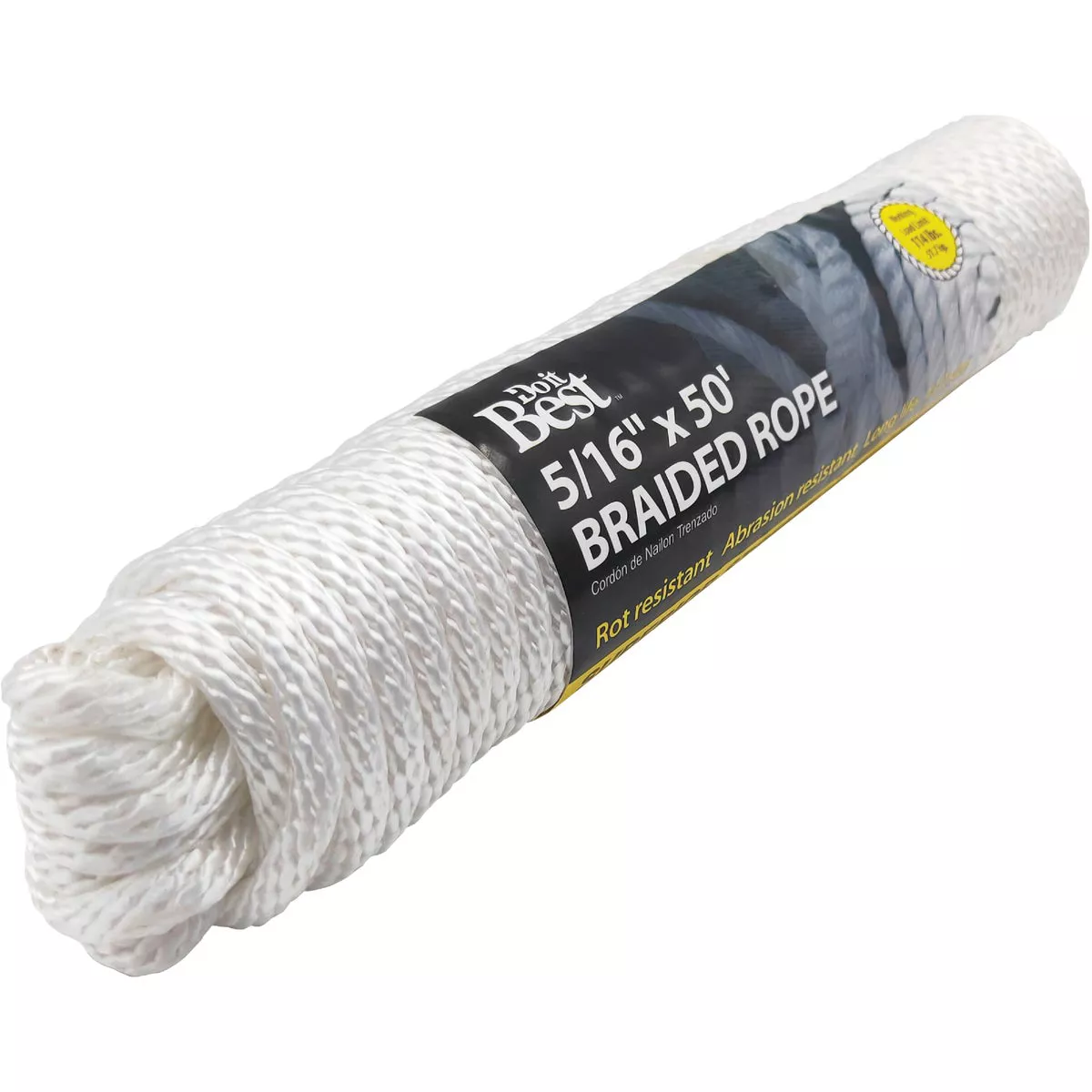 Do it Best 5/16 In. x 50 Ft. White Braided Nylon Packaged Rope - photo 2