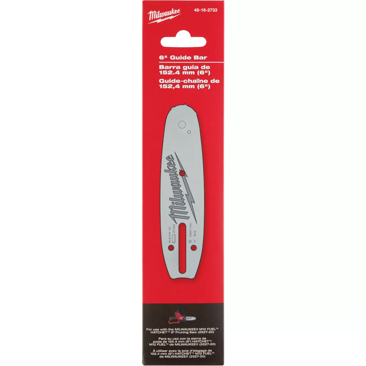 Milwaukee 6 In. Pruning Saw Guide Bar
