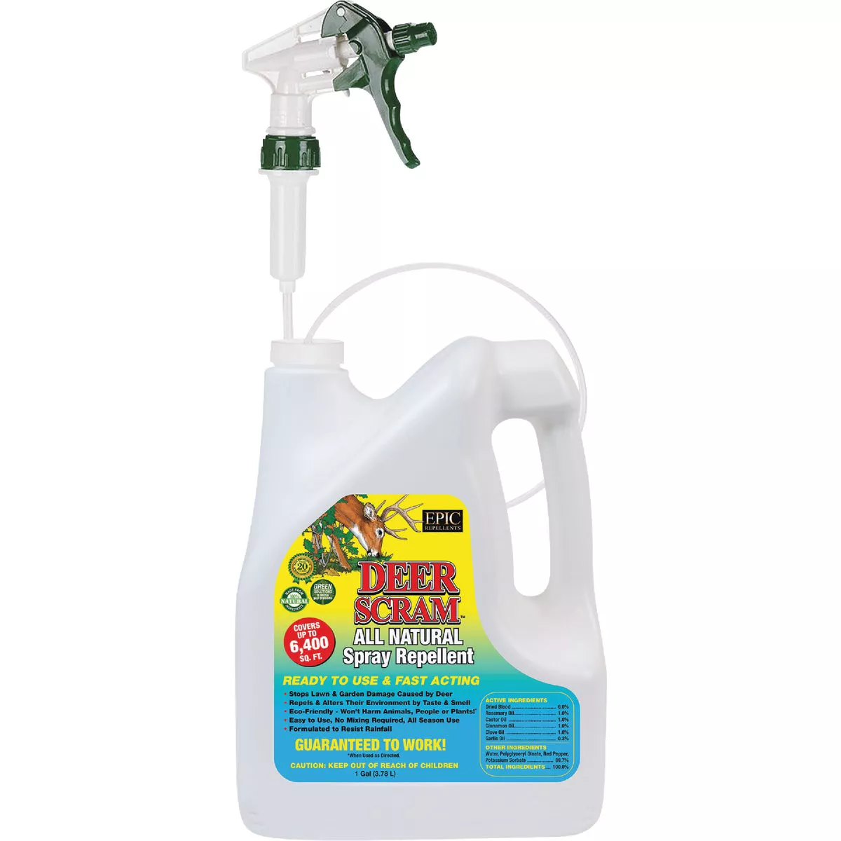 Deer Scram 1 Gal. Ready to Use Trigger Spray Deer Repellent