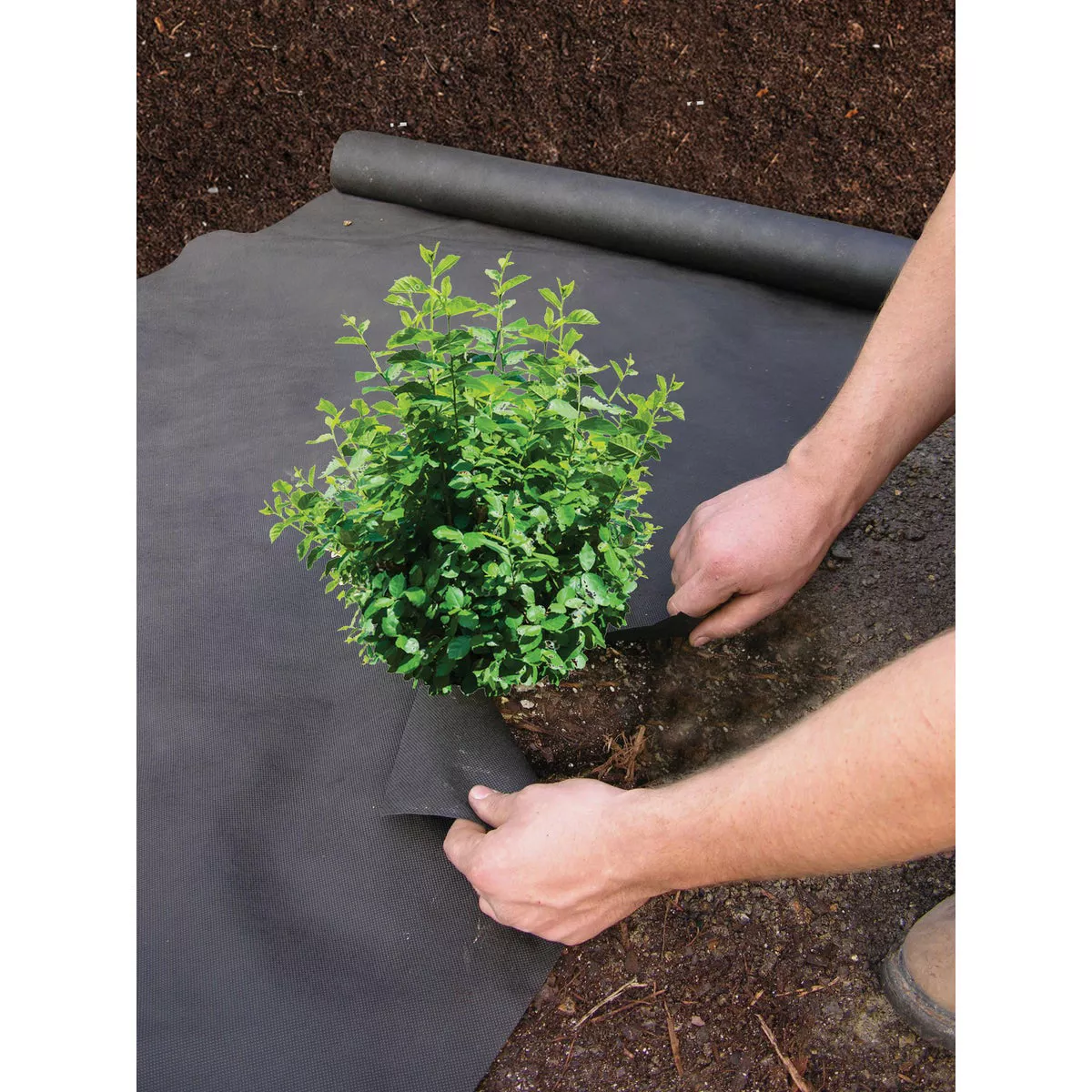 DeWitt Weed Barrier 3 Ft. W. x 100 Ft. L. Pointbond Polyproylene 5-Year Basic Weed Control Landscape Fabric - photo 2