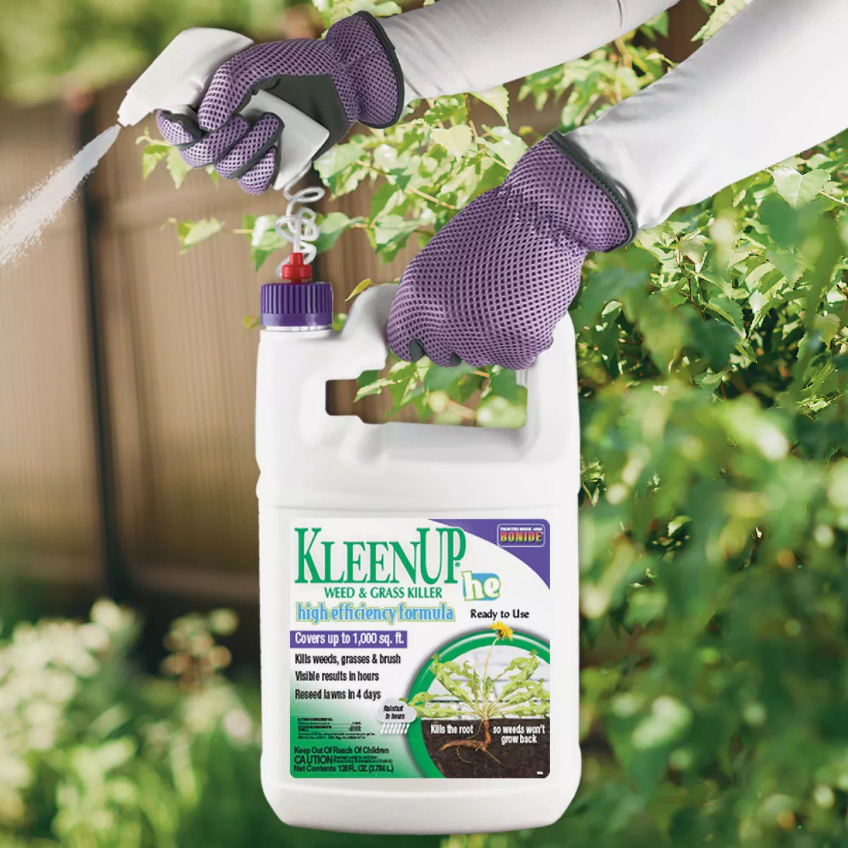 Bonide KleenUP 128 Oz. Ready To Use Trigger Sprayer Weed & Grass Killer High Efficiency Formula - photo 3